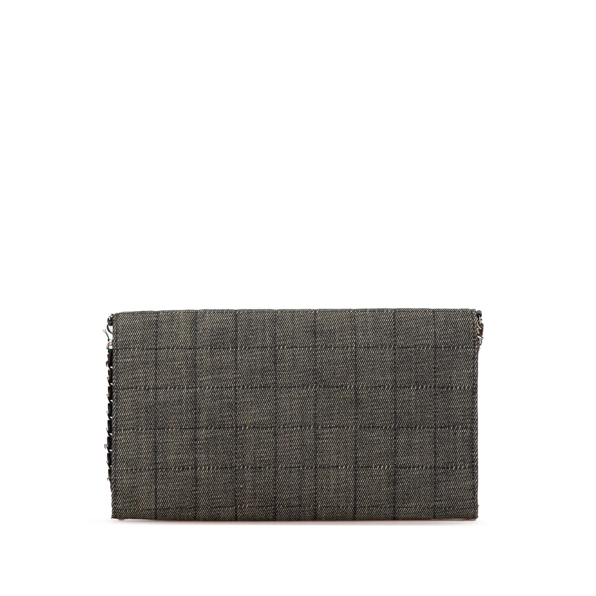 Chanel CC Choco Bar Denim Chain Flap