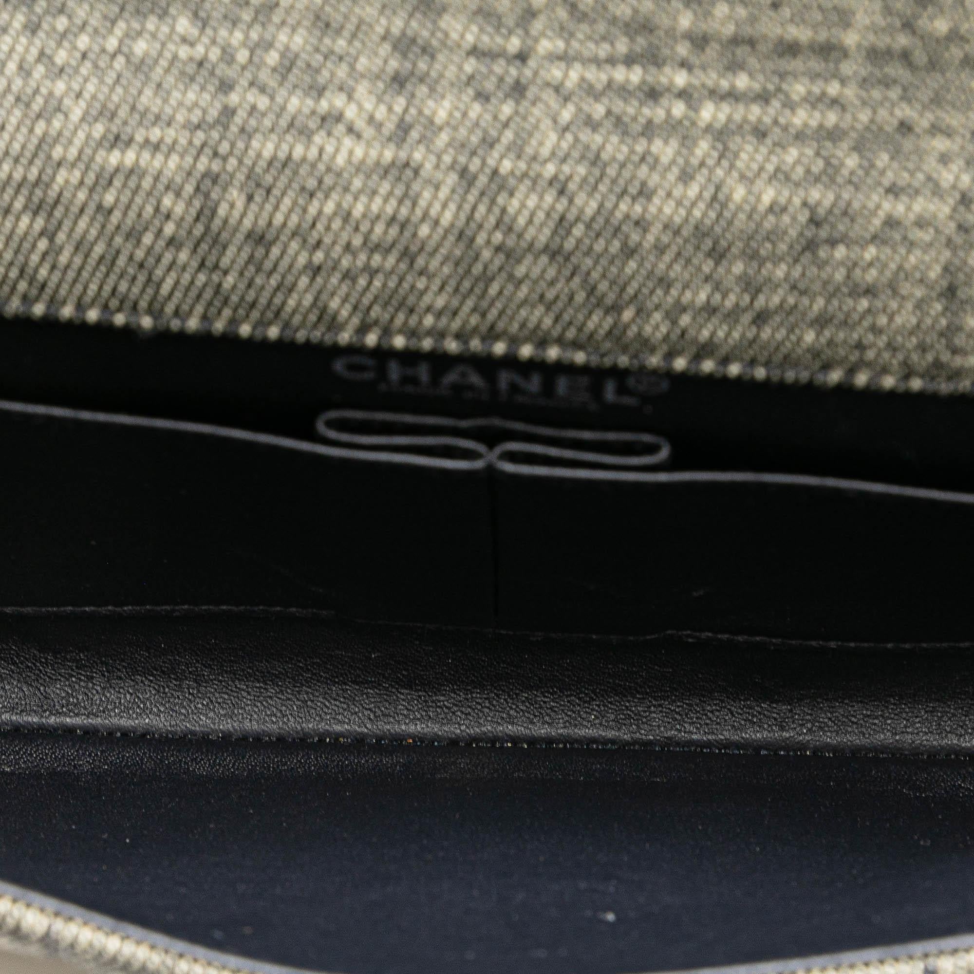 Chanel CC Choco Bar Denim Chain Flap