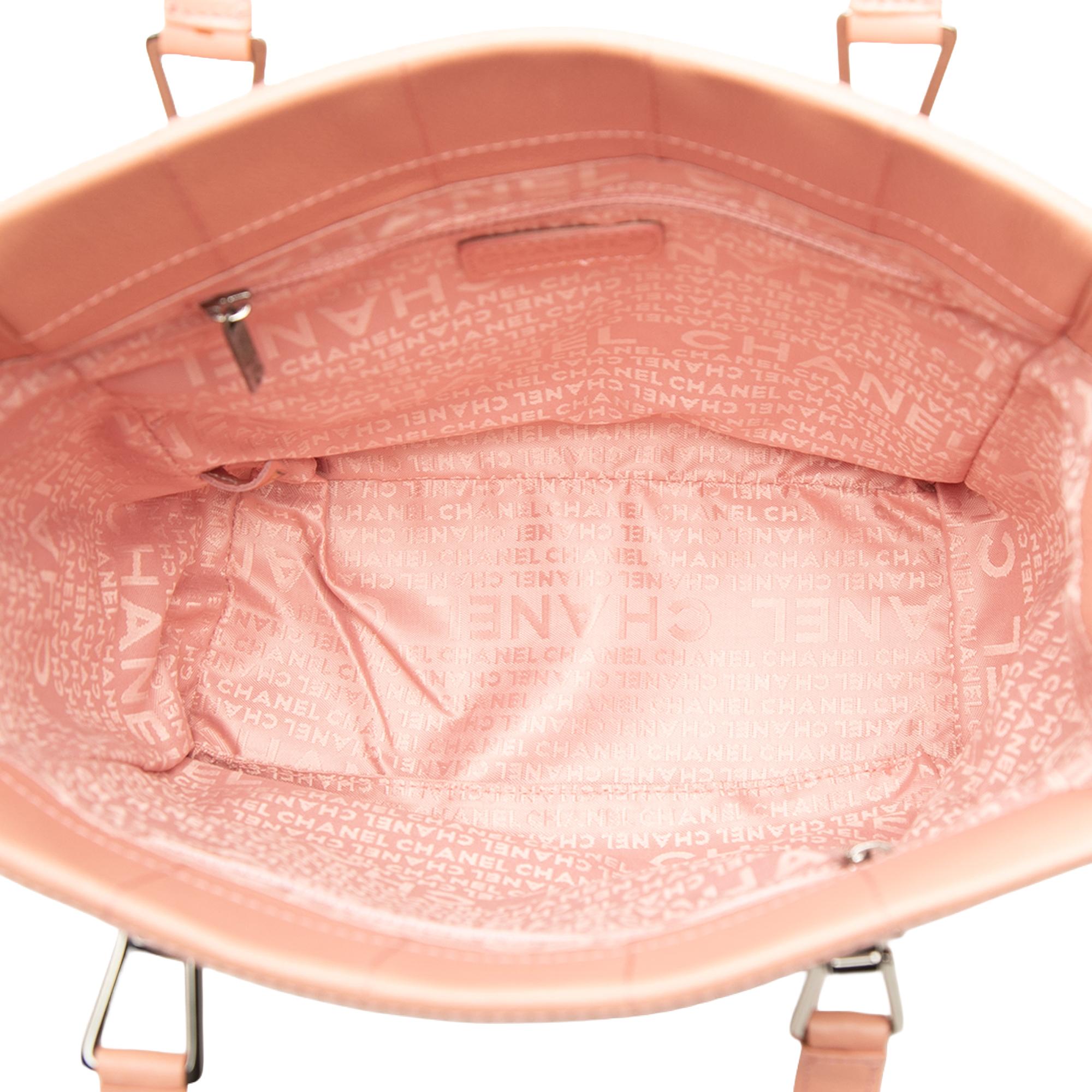 Chanel CC Chocolate Bar Caviar Tote