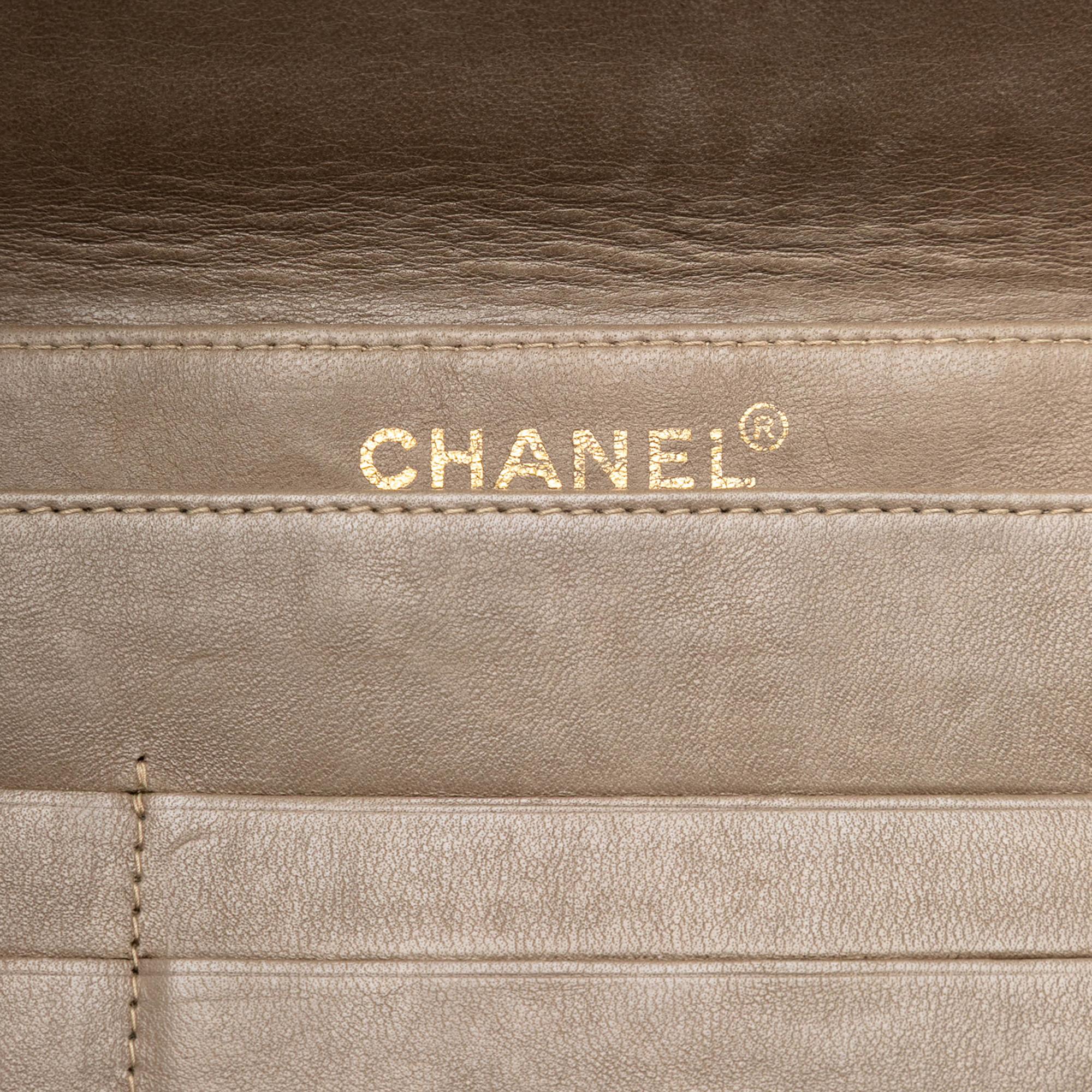 Chanel CC Chocolate Bar Denim Flap