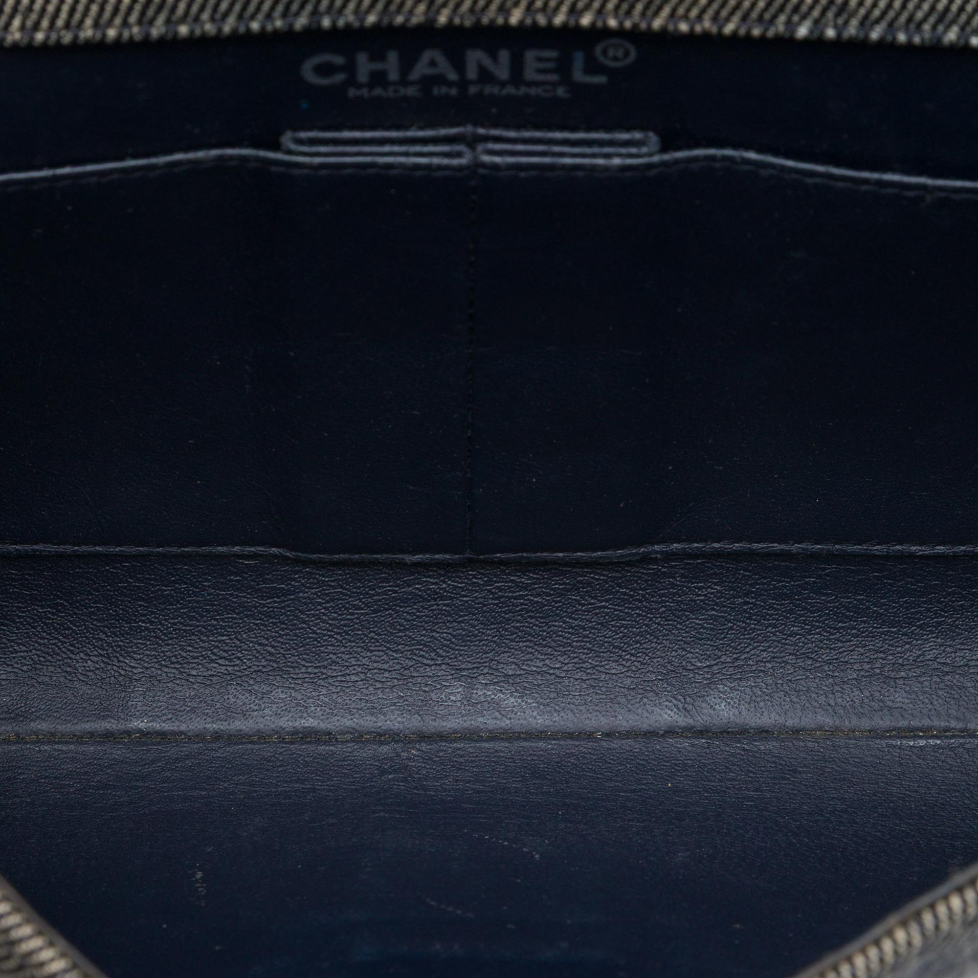 Chanel CC Chocolate Bar Denim Flap