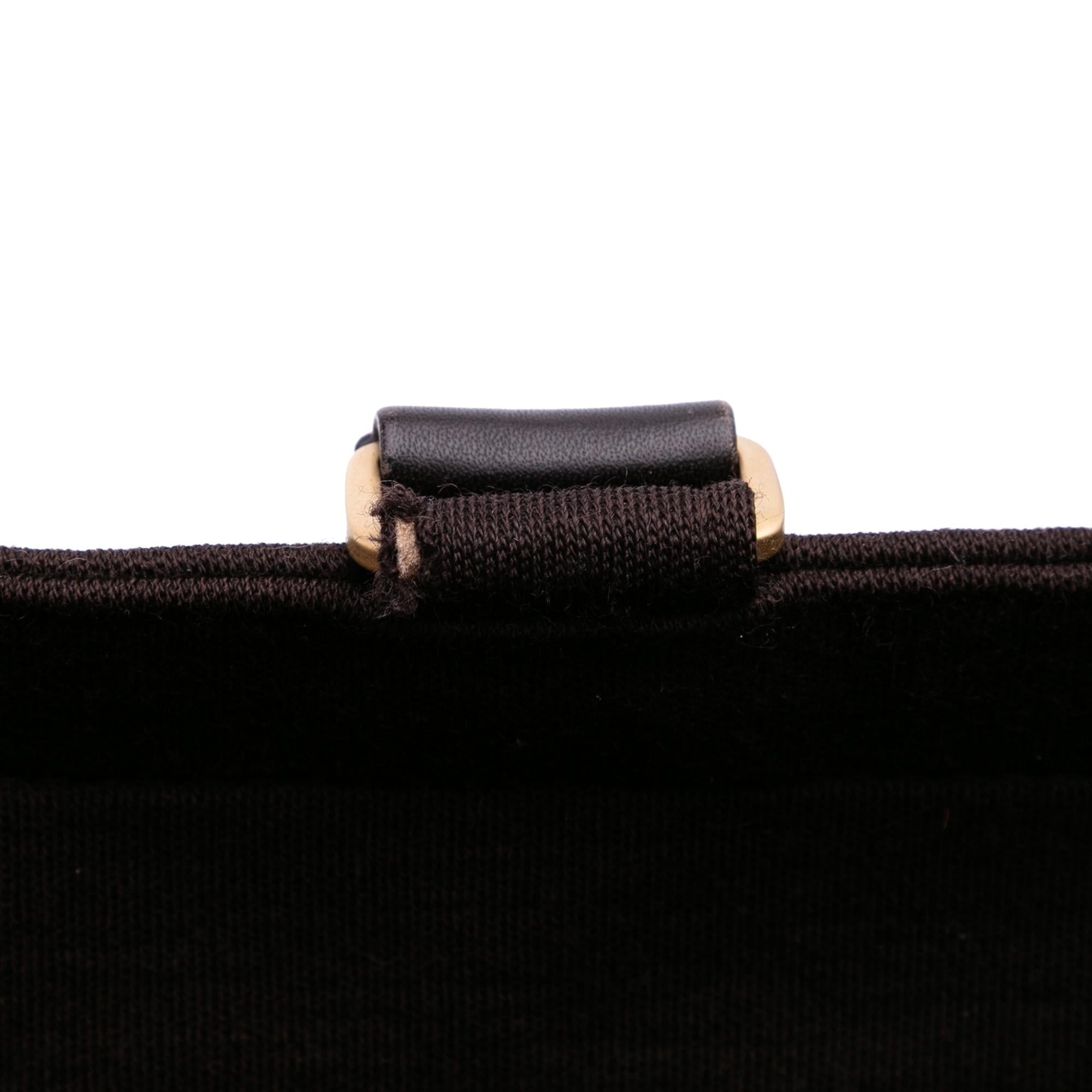 Chanel CC Chocolate Bar Jersey Tote
