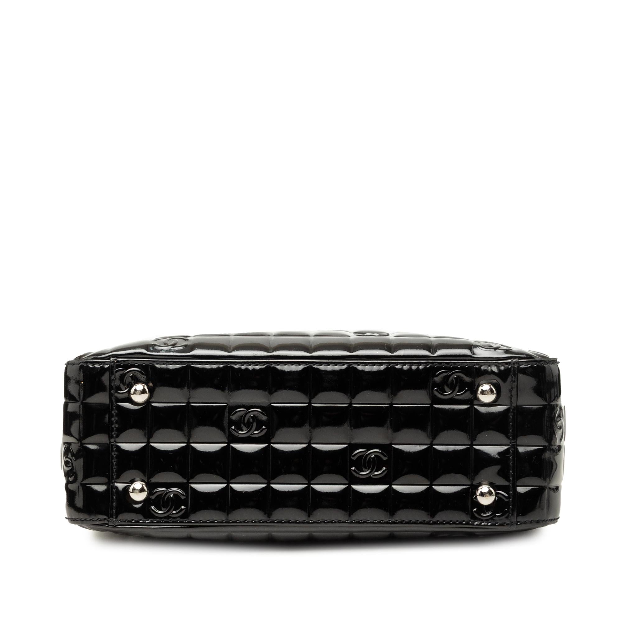 Chanel CC Chocolate Bar Patent Tote