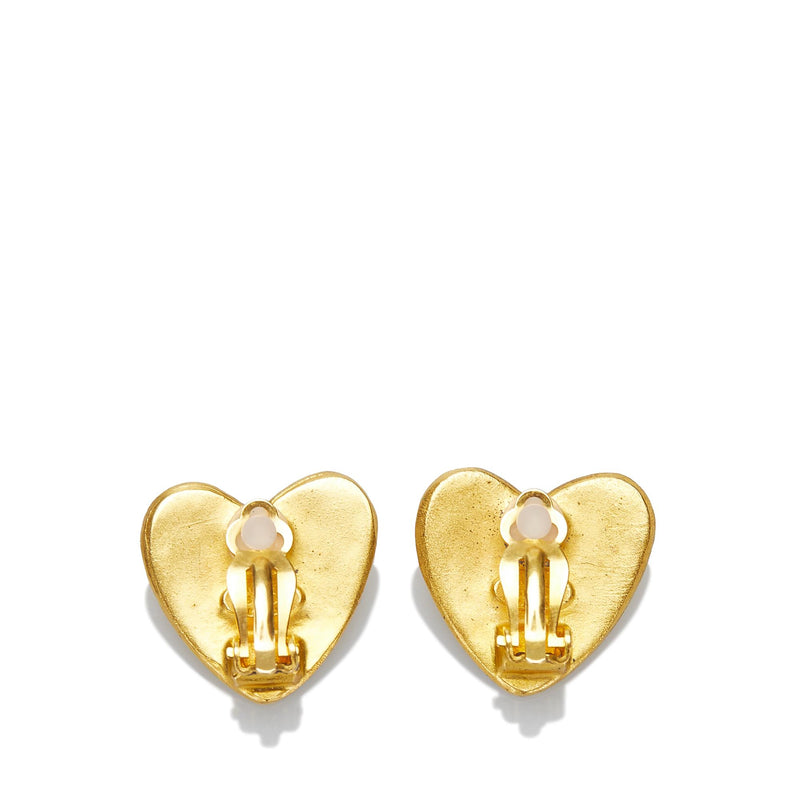 Chanel CC Clip On Earrings (SHG-fso9cR) – LuxeDH