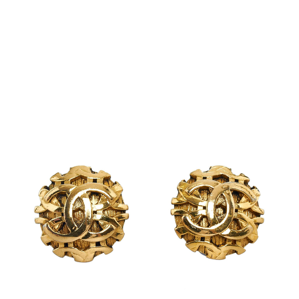 Chanel CC Clip-On Earrings (SHG-UzIVG8) – LuxeDH
