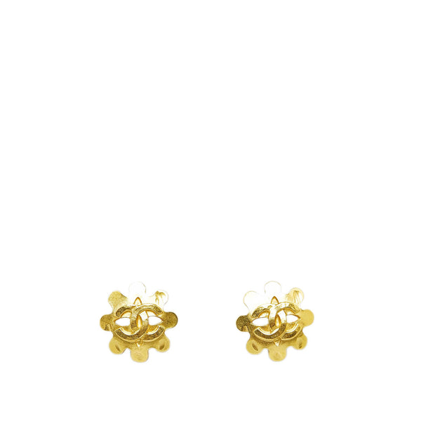 chanel earrings white gold