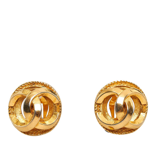 Chanel CC Clip-on Earrings (SHG-Cam64b)