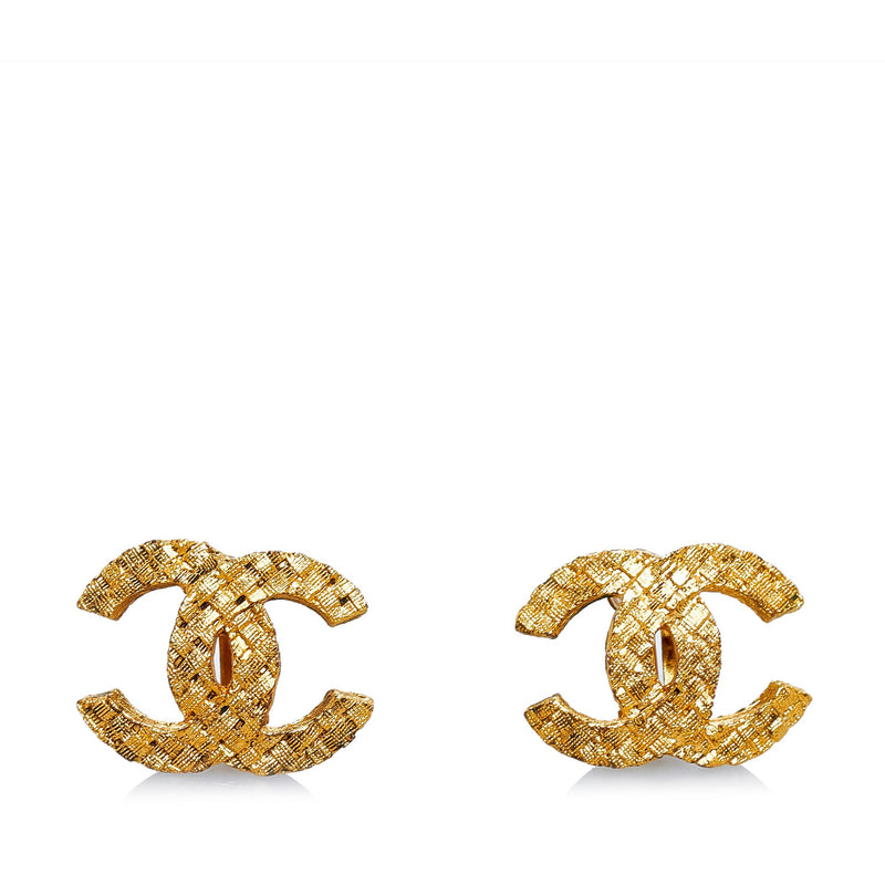 Chanel CC Clip-on Earrings (SHG-83E6SC) – LuxeDH