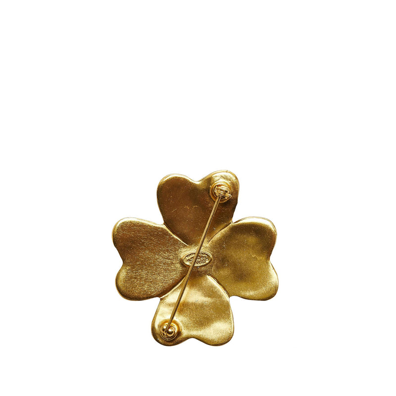 Chanel CC Clover Brooch (SHG-pqbeIE) – LuxeDH