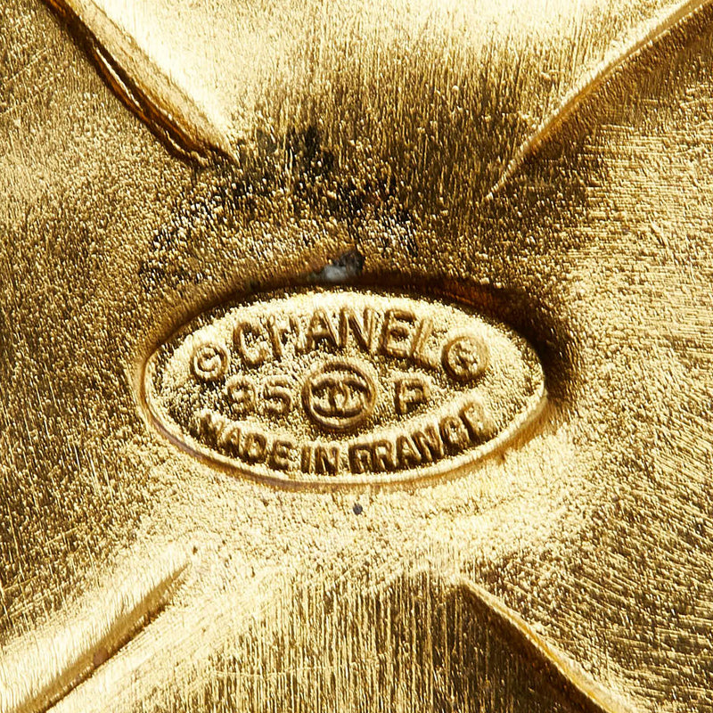 Chanel CC Clover Brooch (SHG-pqbeIE)
