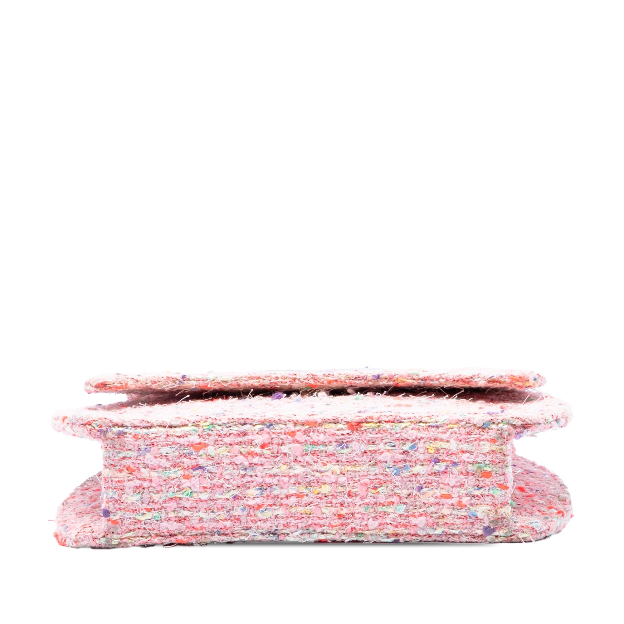 Chanel CC Confetti Tweed Flap