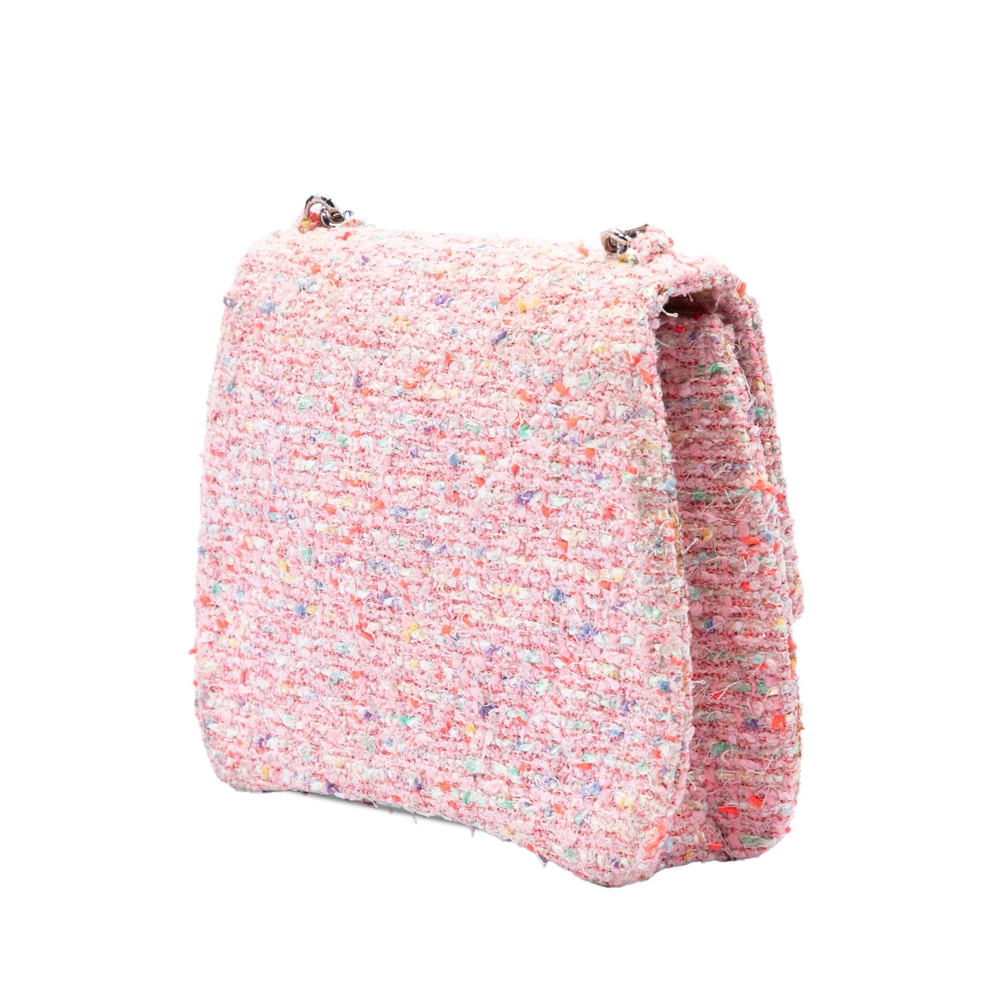 Chanel CC Confetti Tweed Flap
