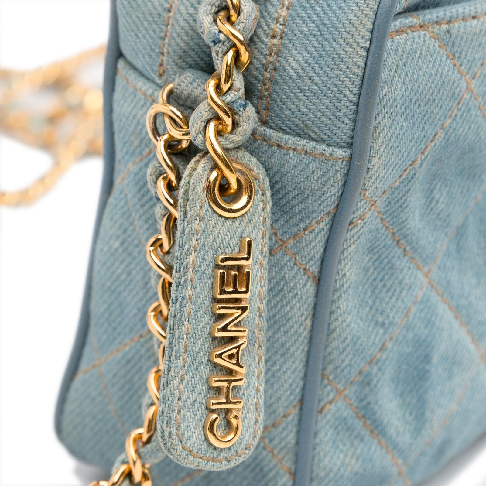 Chanel denim crossbody bag sale