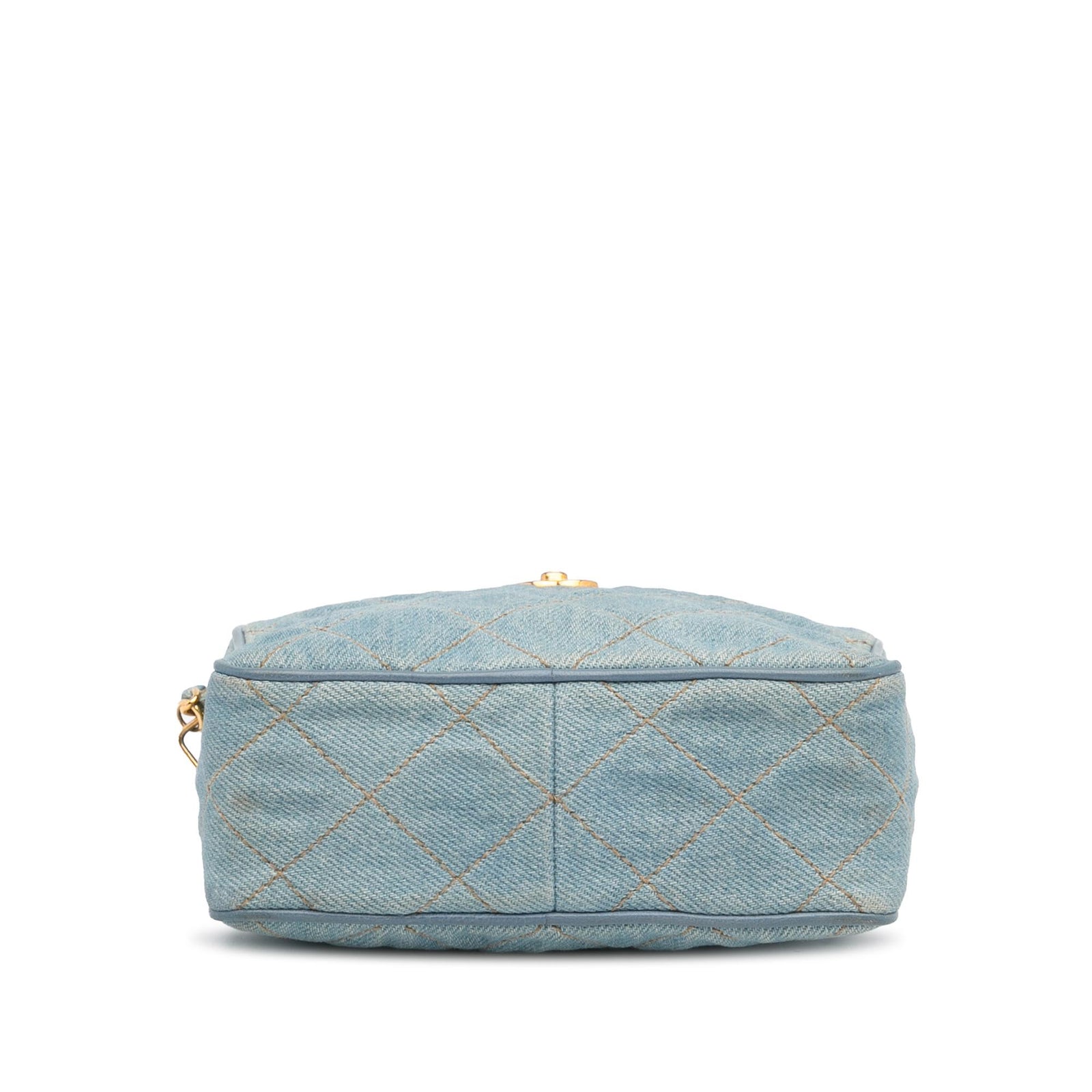 Chanel CC Denim Crossbody Bag SHG BPorar LuxeDH