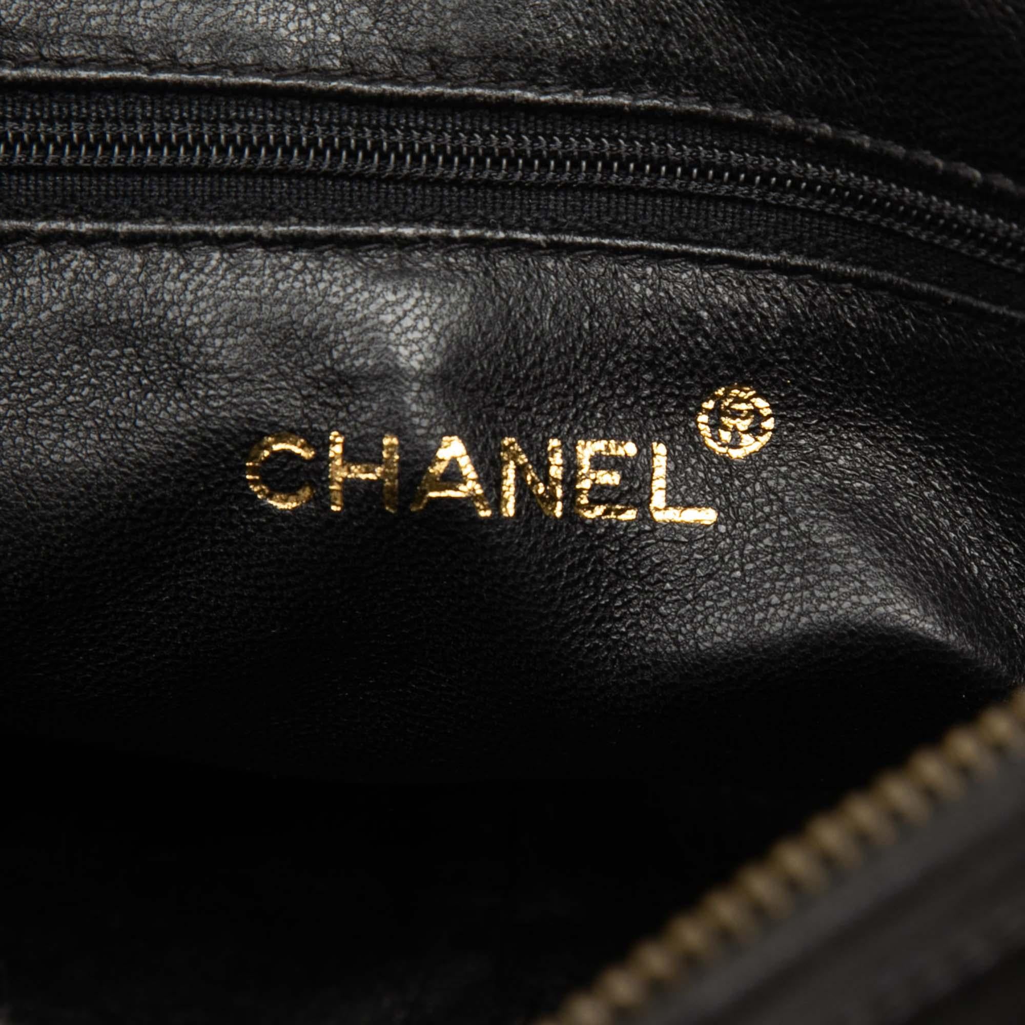 Chanel CC Diamond Quilted Lambskin Tassel Camera Bag