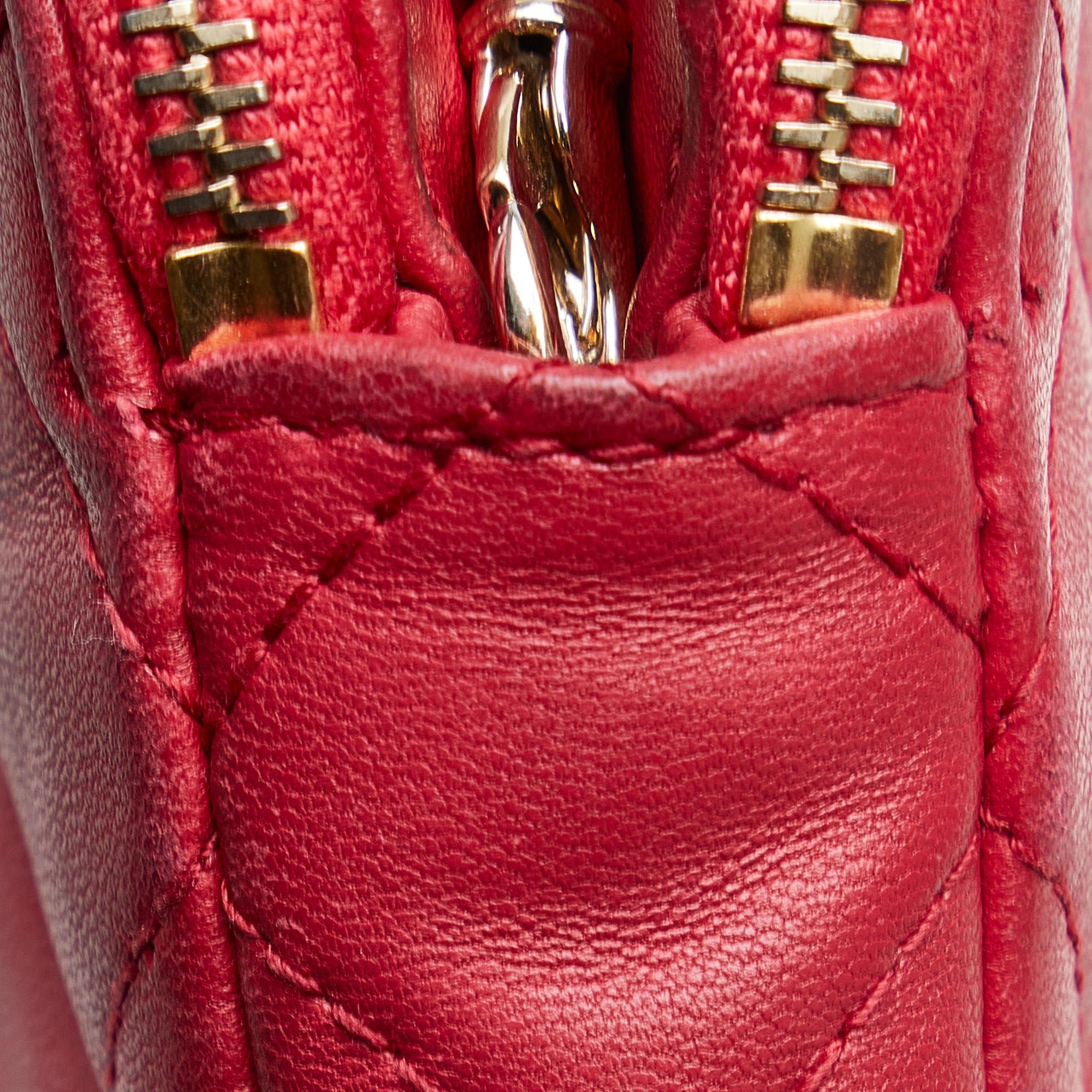 Chanel CC Double Zip Wallet on Chain (SHG-lNF0b8)