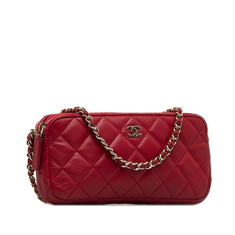 Chanel double zip clearance