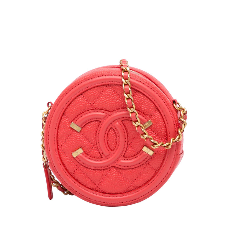 CHANEL Pre-Owned 2019 CC diamond-quilted Round Crossbody Bag - Farfetch