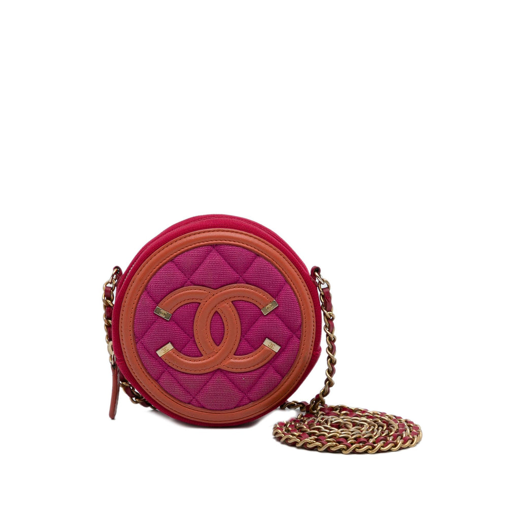 Chanel CC Filigree Tweed Crossbody Bag (SHG-m8aBrK) – LuxeDH