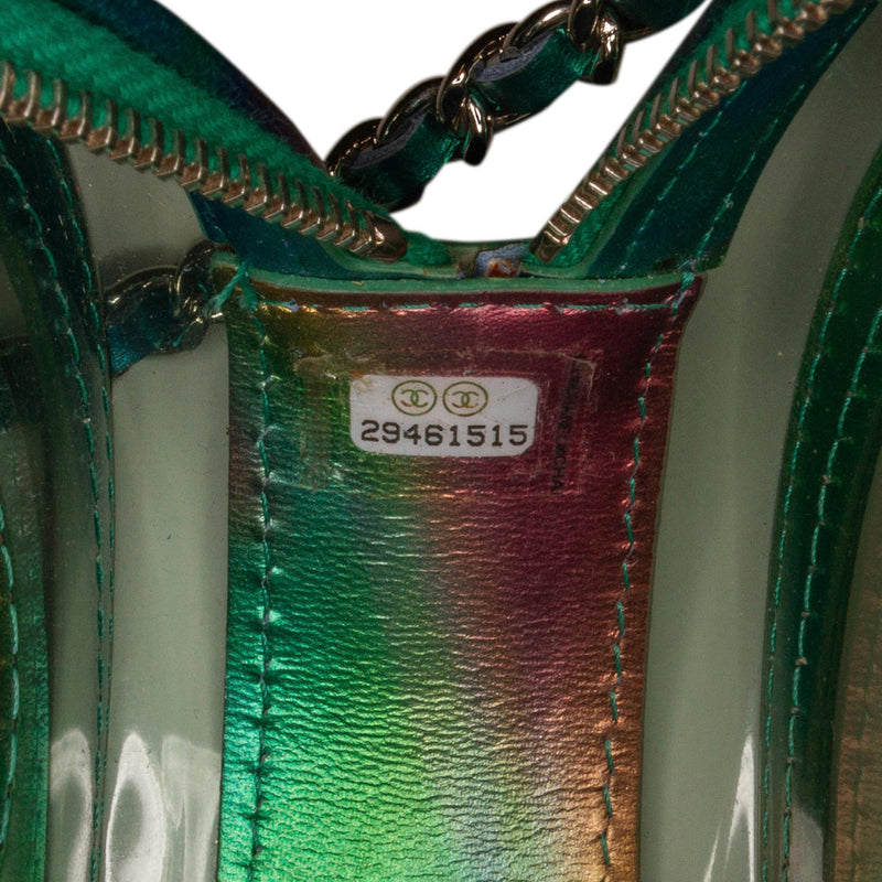 Chanel CC Filigree Rainbow Round Crossbody Bag (SHG-0DW1pp)