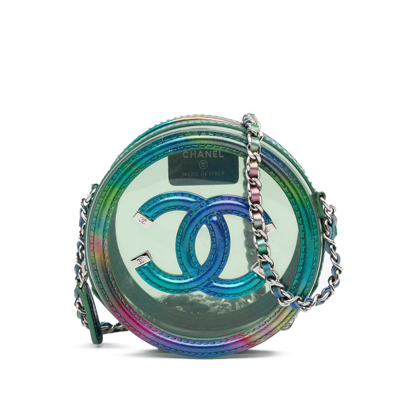 Chanel CC Filigree Rainbow Round Crossbody Bag (SHG-0DW1pp)