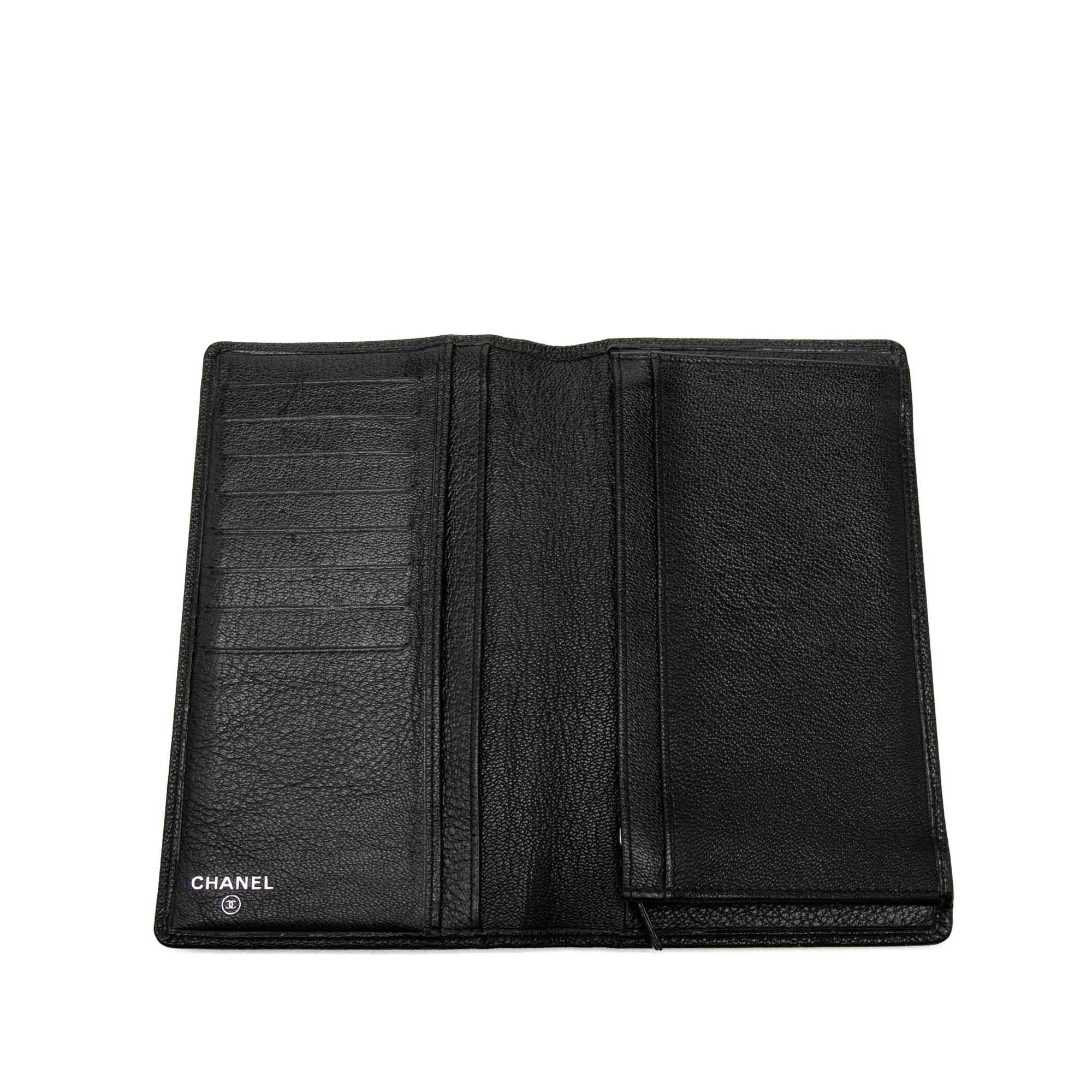 Chanel CC Goatskin L Yen Wallet