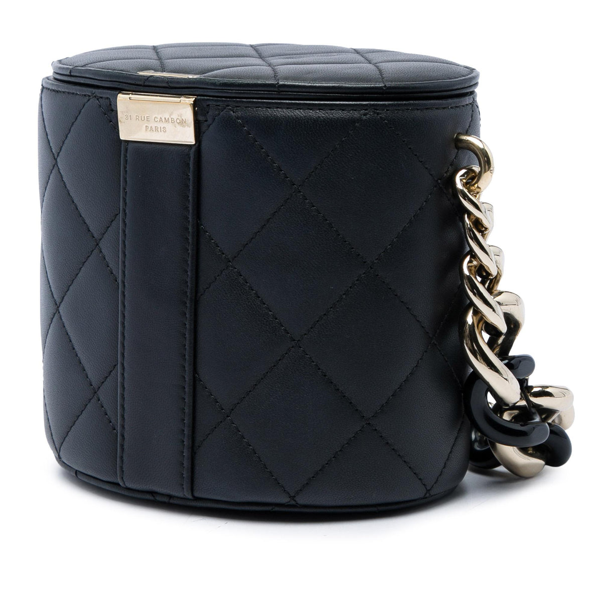 Chanel CC Lambskin Elegant Chain Vanity Case