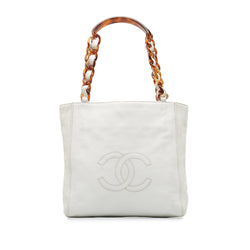 Chanel CC Lambskin Tote Bag (SHG-4wiPOU)