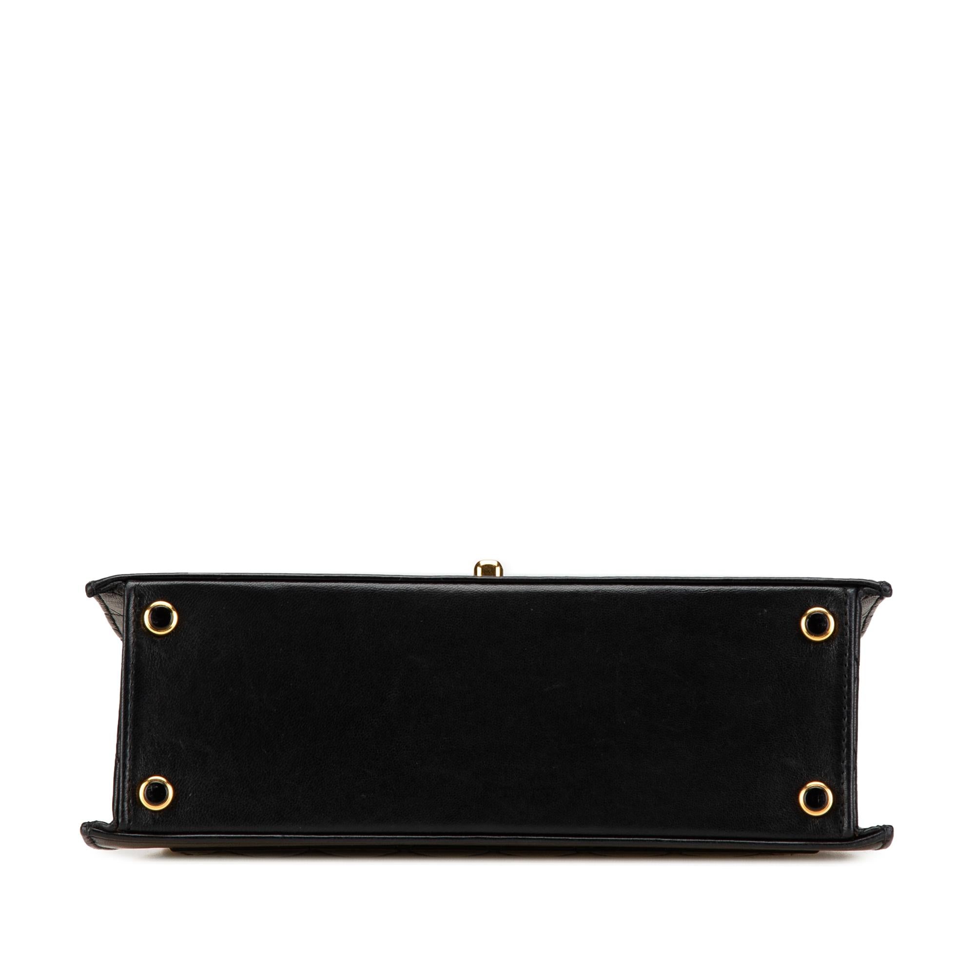 Chanel CC Lambskin Trapezoid Flap