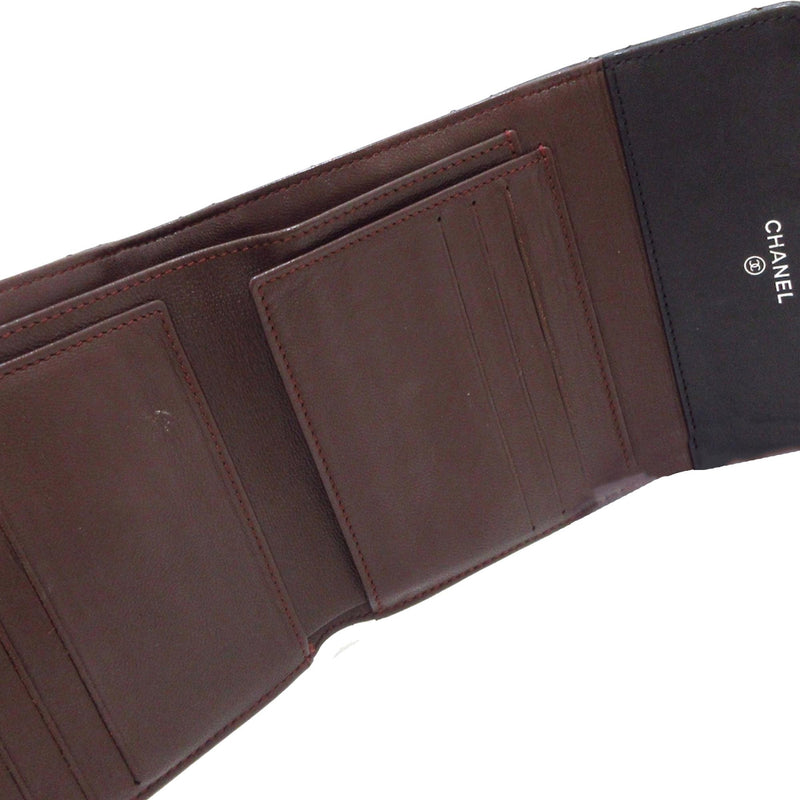 Chanel CC Lambskin Trifold Flap Wallet (SHG-aWb2CX)