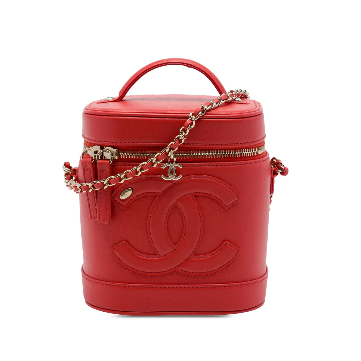Chanel CC Lambskin Vanity Case