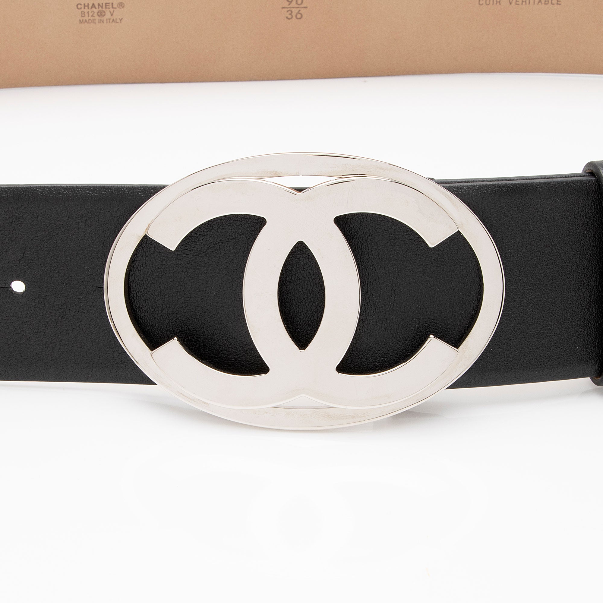 Chanel CC Logo Belt - Size 36 / 90 (SHF-5KF8I3)
