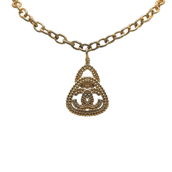 Chanel CC Mark Rope Triangle Necklace (SHG-J6Hpb7) – LuxeDH