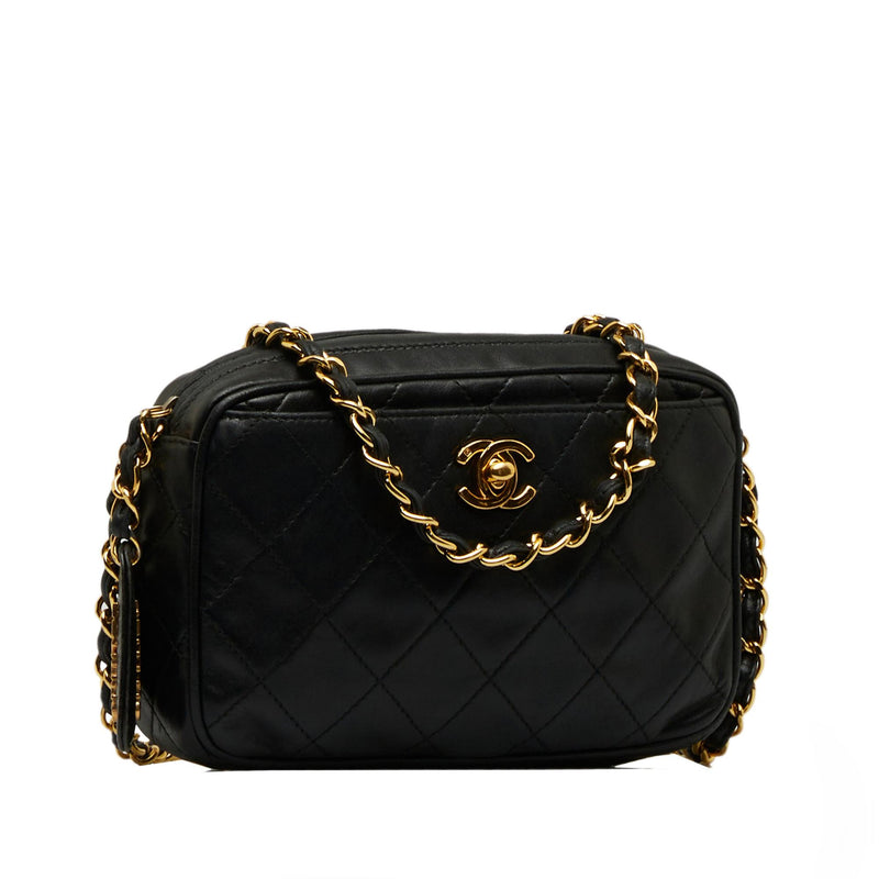 Chanel CC Matelasse Lambskin Camera Bag (SHG-QimvSc)