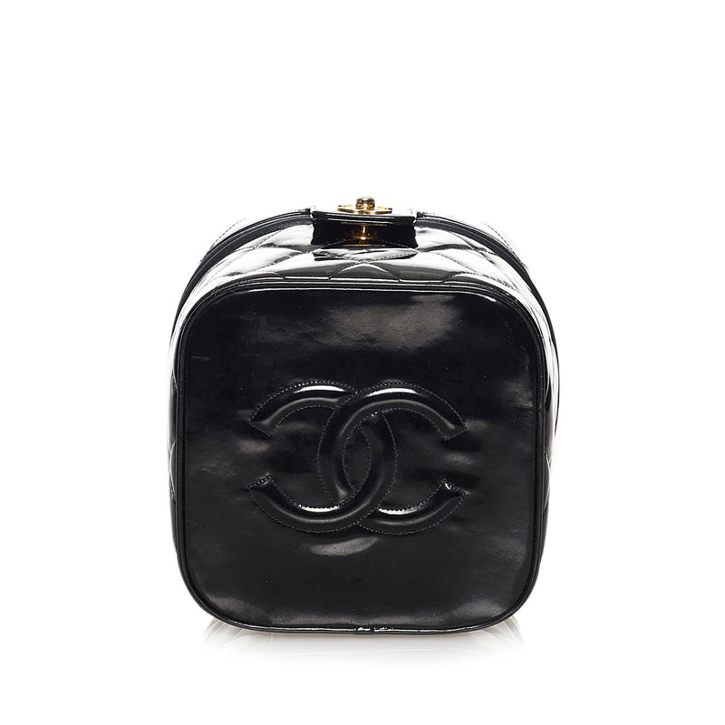 Chanel CHANEL Matelasse Chain Backpack Rucksack Leather Black