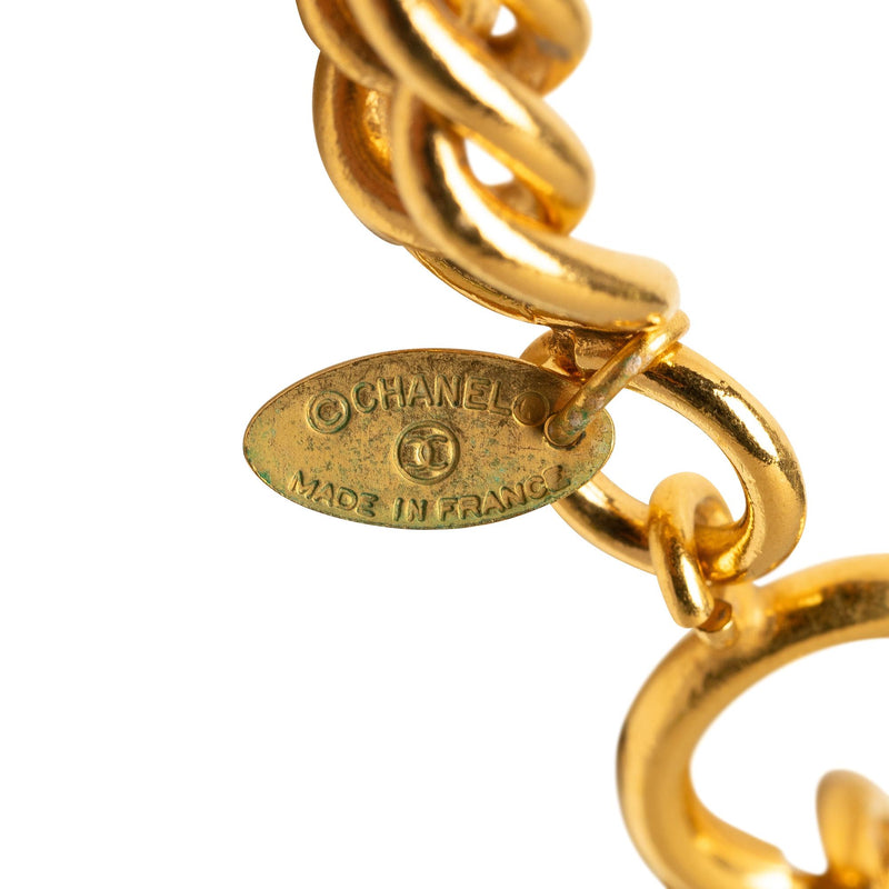 Chanel CC Medallion Pendant Necklace (SHG-p6R6u3)