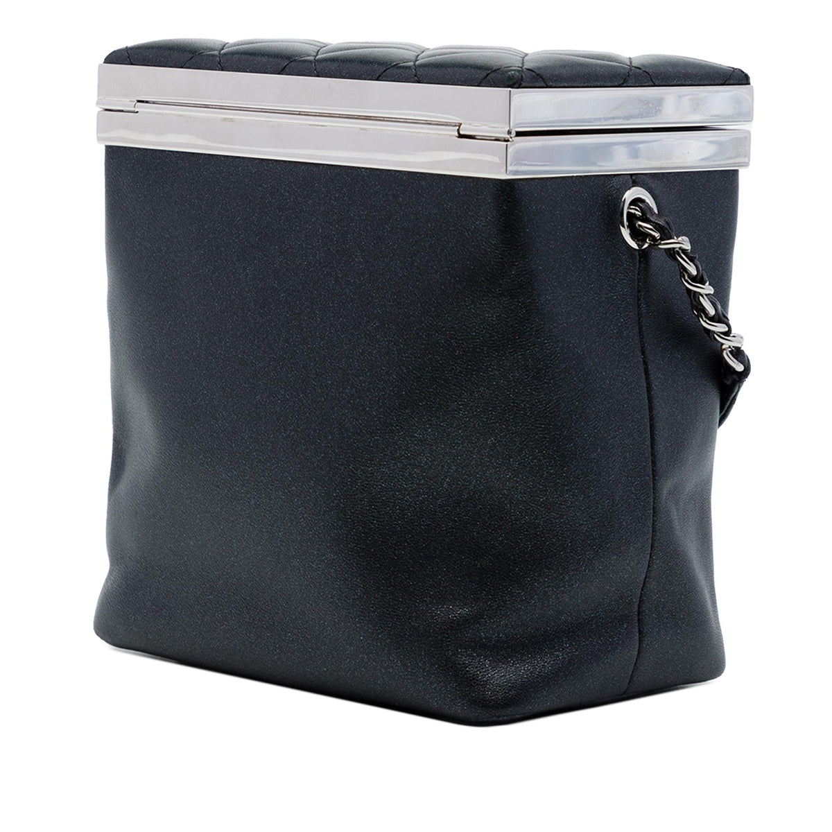Chanel CC Metallic Calfskin Vanity Case