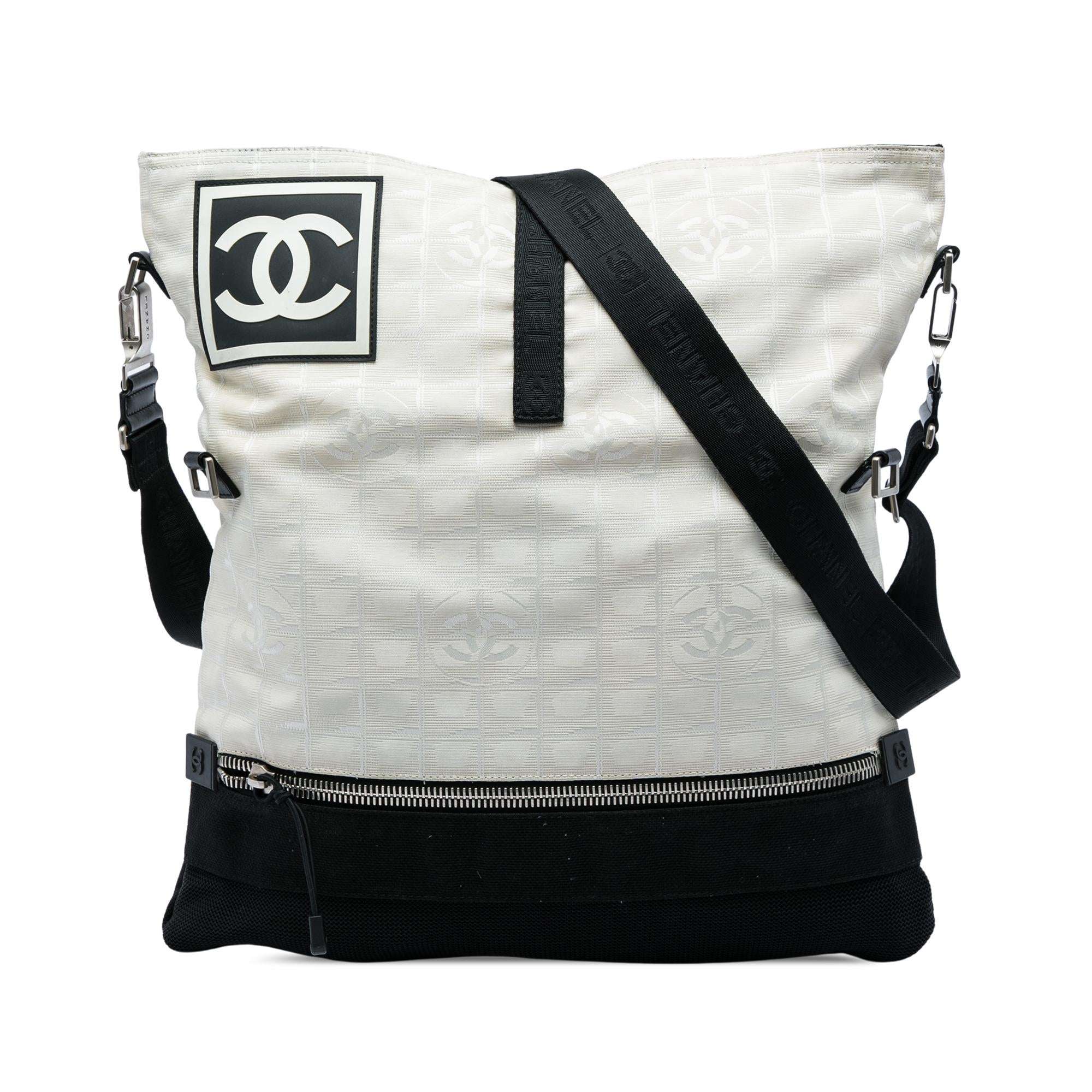 Chanel CC New Travel Line Sports Bicolor Nylon Crossbody