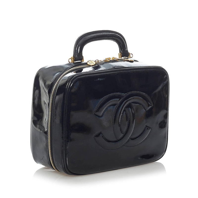 Chanel 1997 Rare Vintage Caviar Flap Executive Briefcase Portfolio Laptop  Bag CC