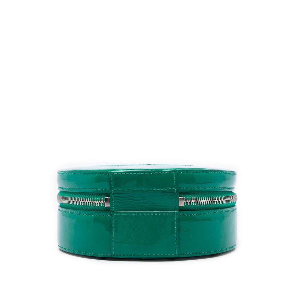 Chanel CC Patent Round As Earth Bag
