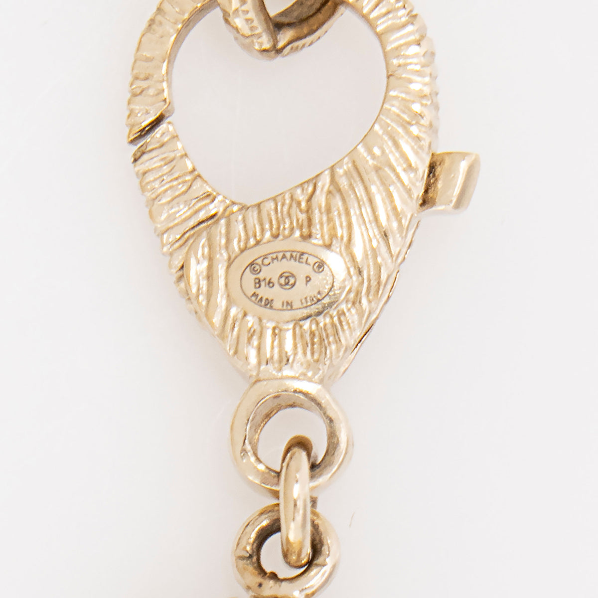 Chanel CC Pearl Embellished Bracelet