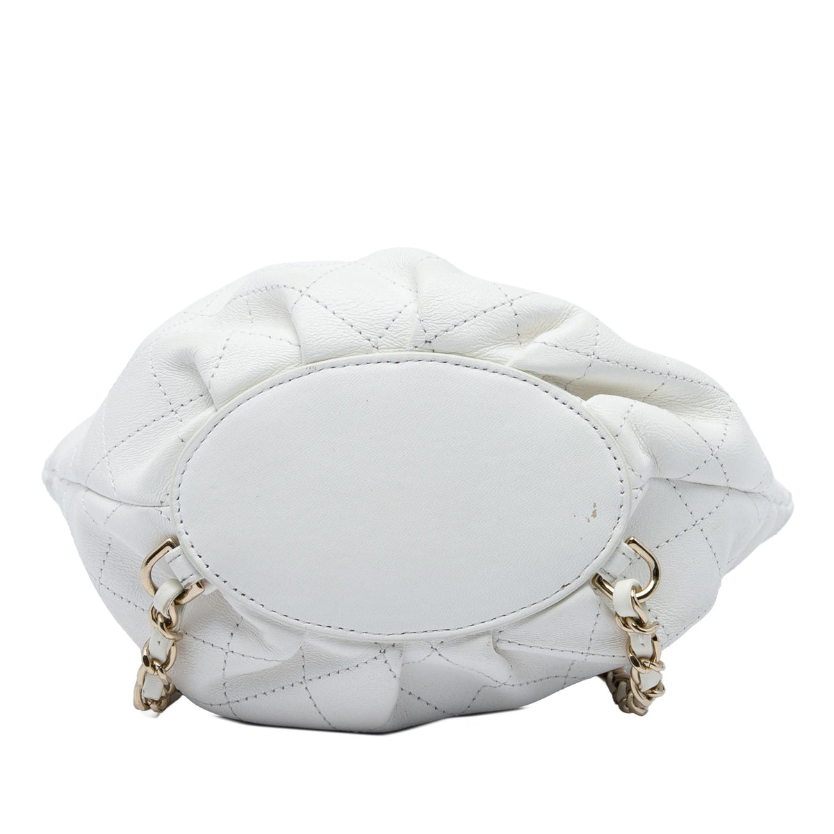 Chanel CC Quilted Calfskin Bucket Backpack