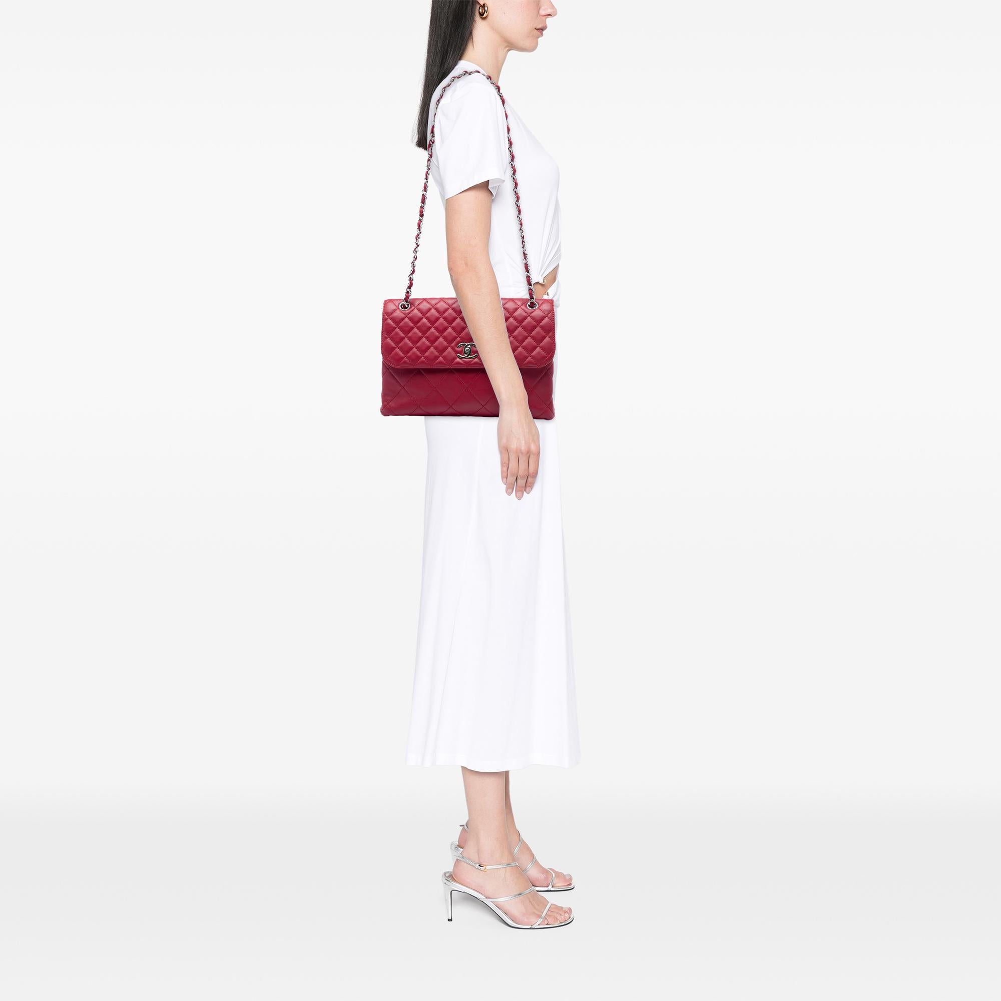 Chanel CC Quilted Calfskin In The Business Flap