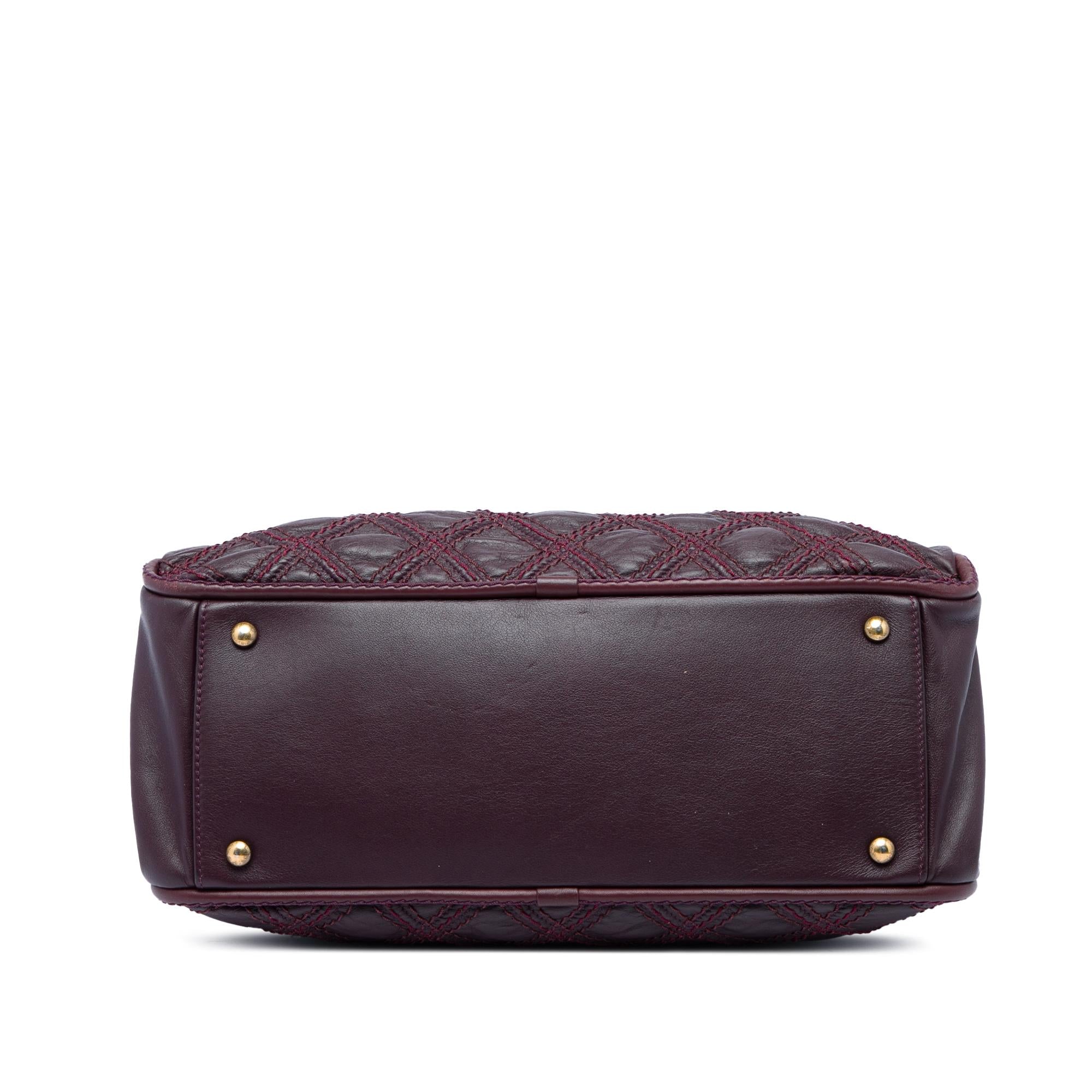 Chanel CC Quilted Calfskin Triptych Shoulder Bag