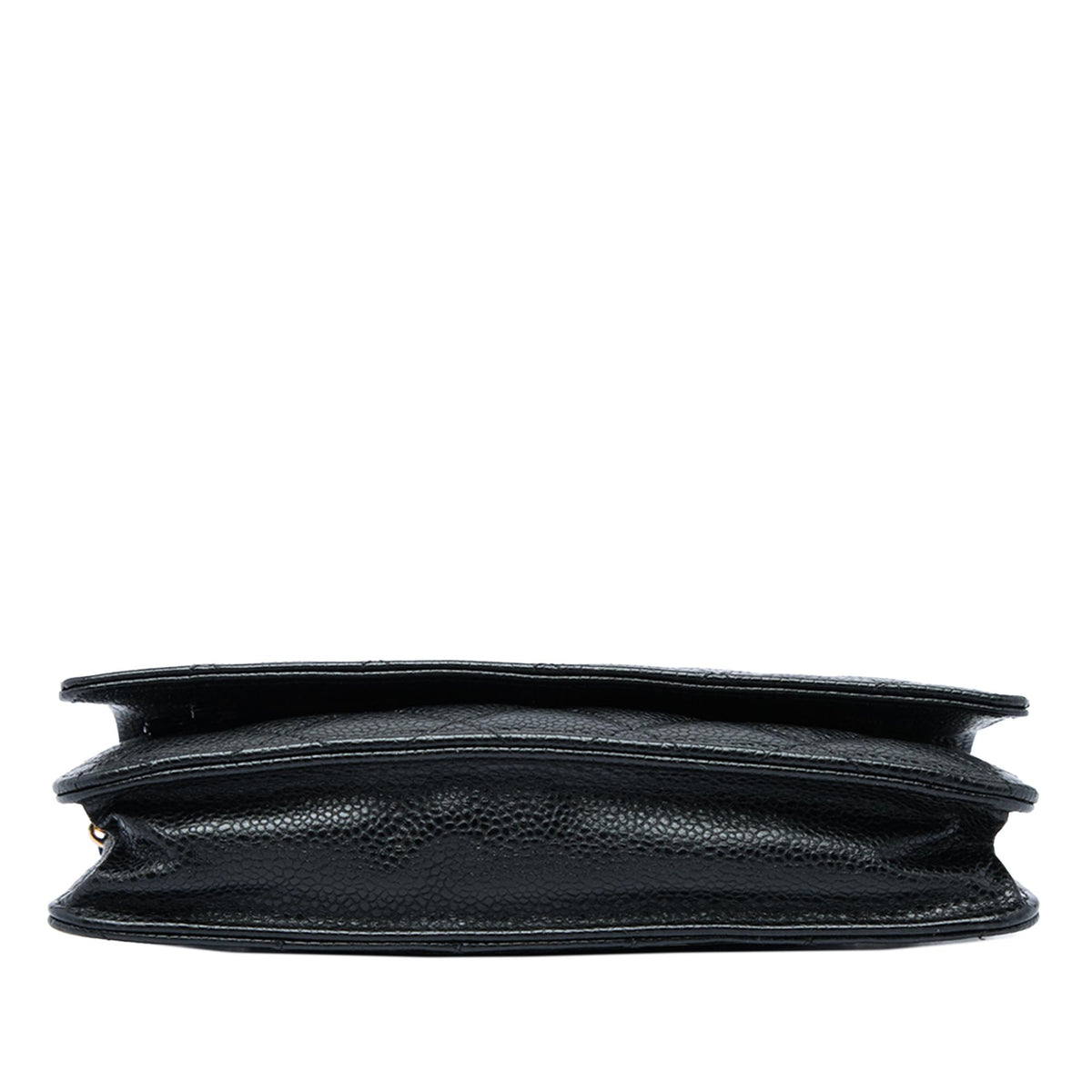 Chanel CC Quilted Caviar Wallet on Chain