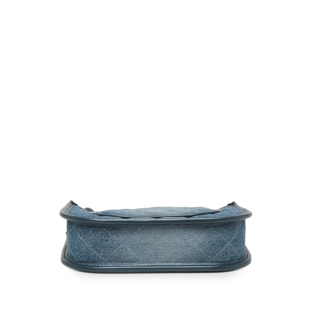 Chanel CC Quilted Denim Hobo Bag