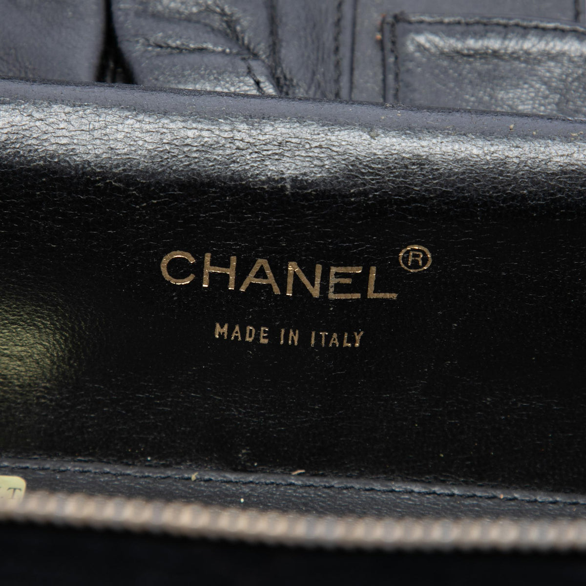 Chanel CC Quilted Jersey Wild Stitch Vanity Bag