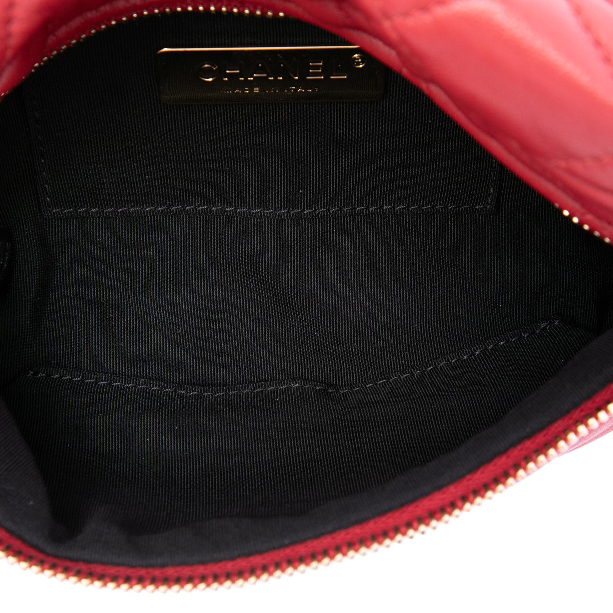 Chanel CC Quilted Lambskin Belt Bag