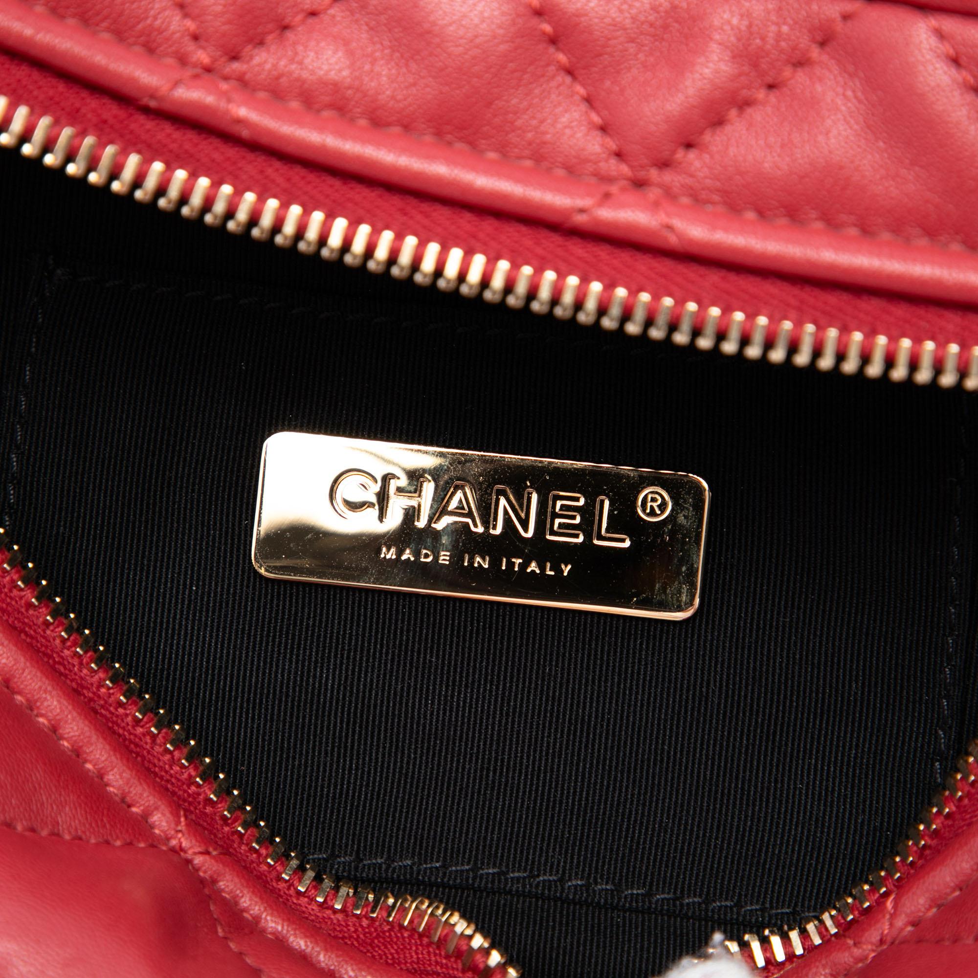 Chanel CC Quilted Lambskin Belt Bag