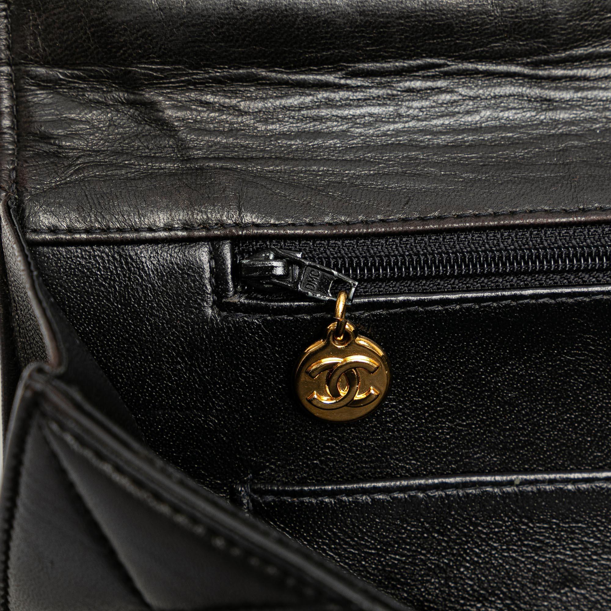 Chanel CC Quilted Lambskin Flap Briefcase (SHG-C50FAl)